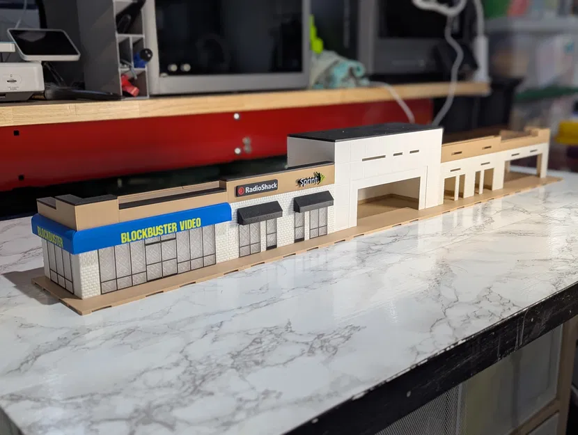 Mô hình tòa nhà Strip Mall hai gian - Tỉ lệ 1:64 cho Diorama - Image 6