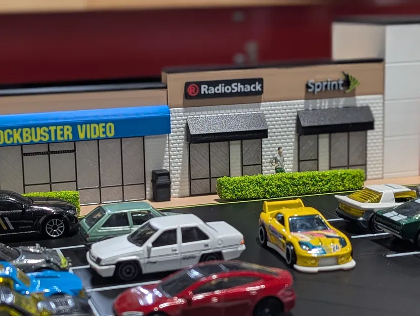 Mô hình tòa nhà Strip Mall hai gian - Tỉ lệ 1:64 cho Diorama - Image 8