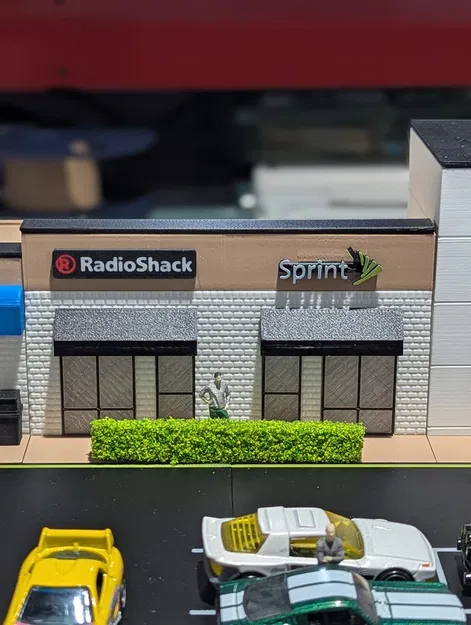 Mô hình tòa nhà Strip Mall hai gian - Tỉ lệ 1:64 cho Diorama - Image 10