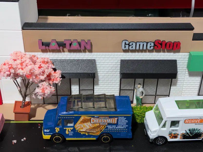 Mô hình tòa nhà Strip Mall hai gian - Tỉ lệ 1:64 cho Diorama - Image 11