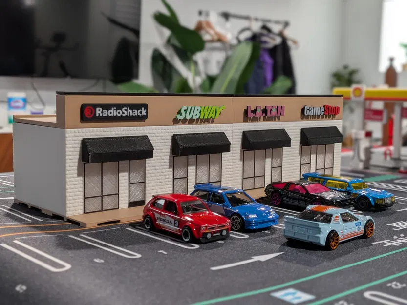 Mô hình tòa nhà Strip Mall hai gian - Tỉ lệ 1:64 cho Diorama - Image 15