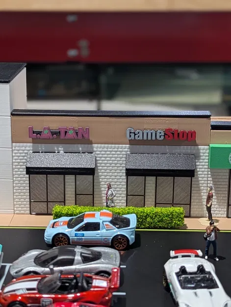 Mô hình tòa nhà Strip Mall hai gian - Tỉ lệ 1:64 cho Diorama - Image 16