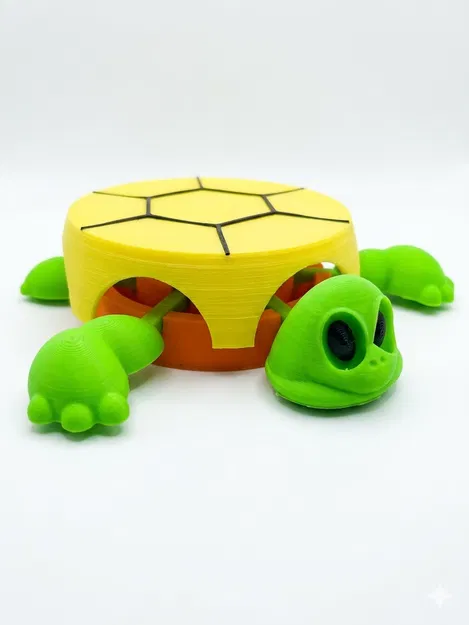 Đế lót ly hình Rùa với chân tay cử động được - Image 2