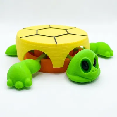 Đế lót ly hình Rùa với chân tay cử động được