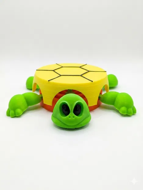 Đế lót ly hình Rùa với chân tay cử động được - Image 3