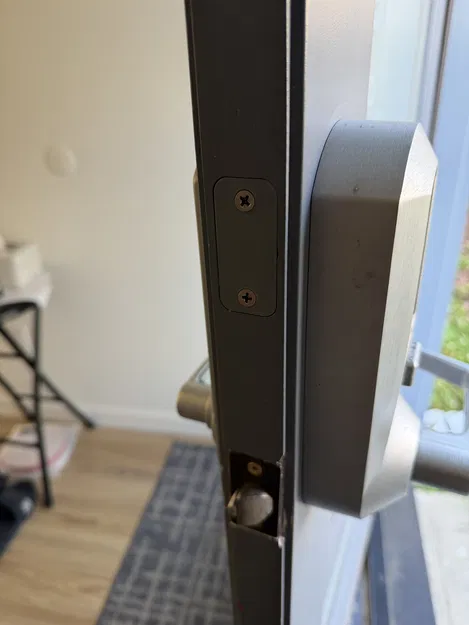 Miếng che lỗ khóa cửa (Strike Plate Blank) - Giải pháp che lỗ cửa 3D - Image 1