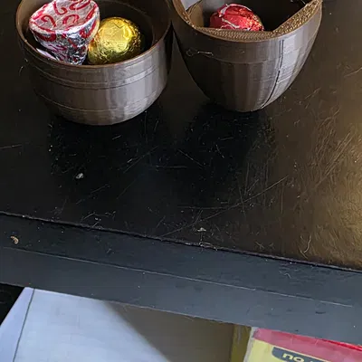 Mẫu in 3D viên nang hình trứng Easter chứa kẹo cho bé