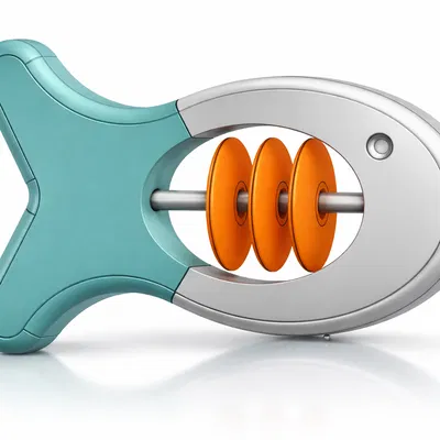 Đồ chơi cá xúc giác cho bé - Mô hình 3D in ấn giải trí thông minh