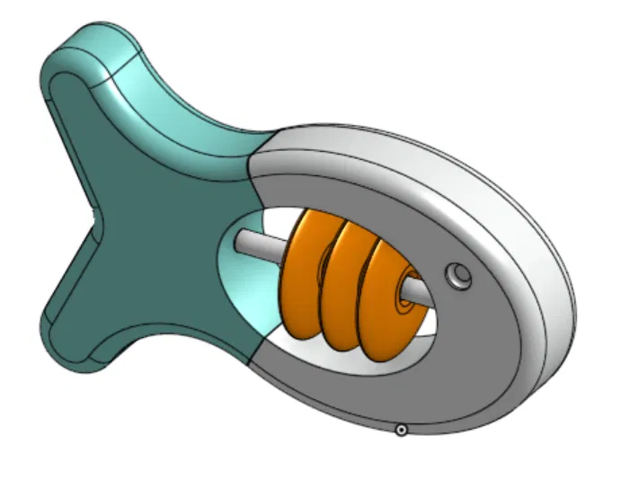 Đồ chơi cá xúc giác cho bé - Mô hình 3D in ấn giải trí thông minh - Image 2