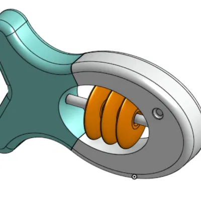 Đồ chơi cá xúc giác cho bé - Mô hình 3D in ấn giải trí thông minh