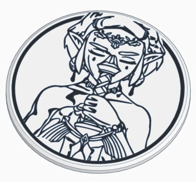 Bộ miếng lót ly Zelda TOTK đa màu sắc - Image 1