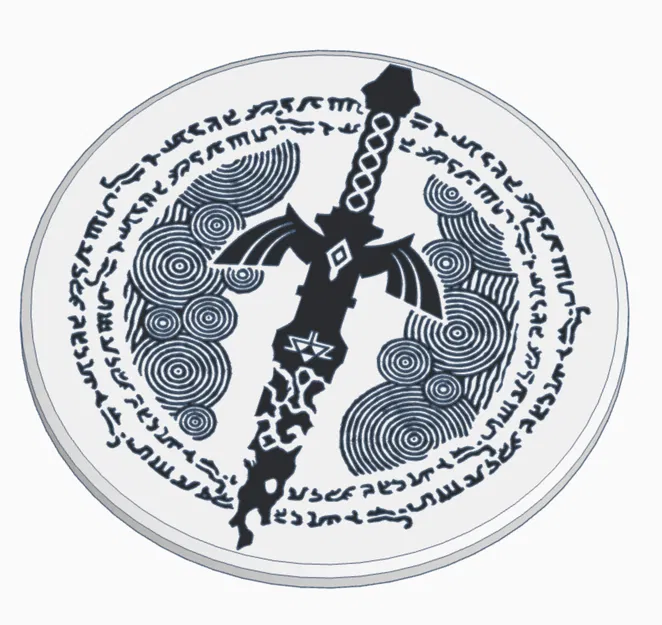 Bộ miếng lót ly Zelda TOTK đa màu sắc - Image 2