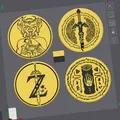 Bộ miếng lót ly Zelda TOTK đa màu sắc - Thumbnail 6