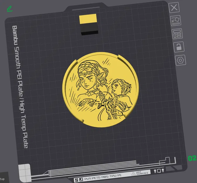 Bộ miếng lót ly Zelda TOTK đa màu sắc - Image 7