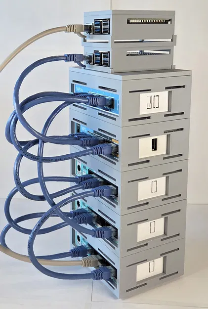 Bộ vỏ xếp chồng cho router MikroTik hAP và hAX - Image 4