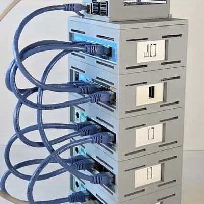 Bộ vỏ xếp chồng cho router MikroTik hAP và hAX