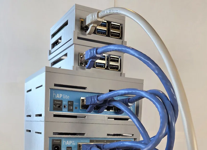 Bộ vỏ xếp chồng cho router MikroTik hAP và hAX - Image 8