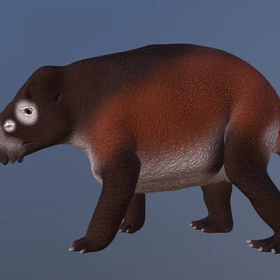 Mô hình 3D Lisowicia Bojani - Động vật tiền sử kỷ Trias