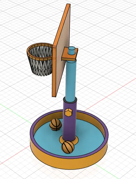 Miniature Arcade Basketball: Trò chơi bóng rổ để bàn với tháp pháo ngắm bắn - Image 6