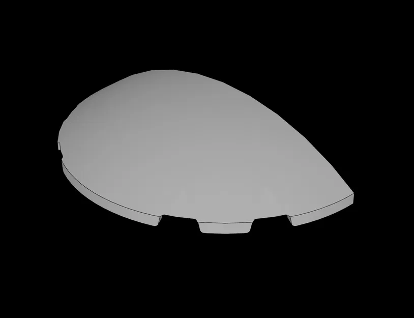 Mảnh ghép Lego 3x6 hình bán nguyệt tương thích in 3D - Image 1