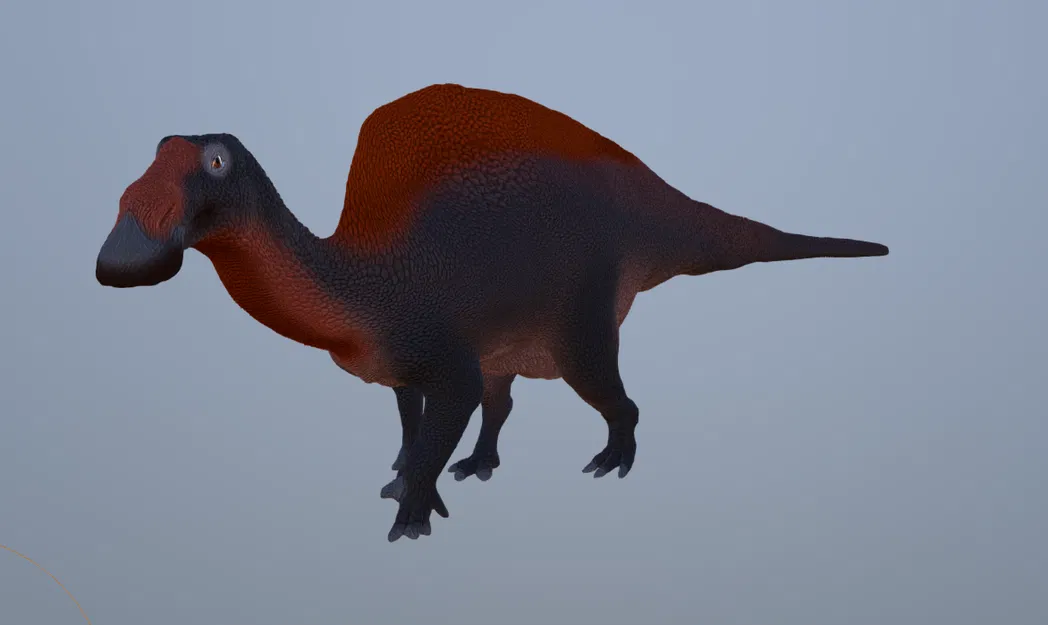 Mô hình in 3D khủng long Ouranosaurus chi tiết và sắc nét - Image 1