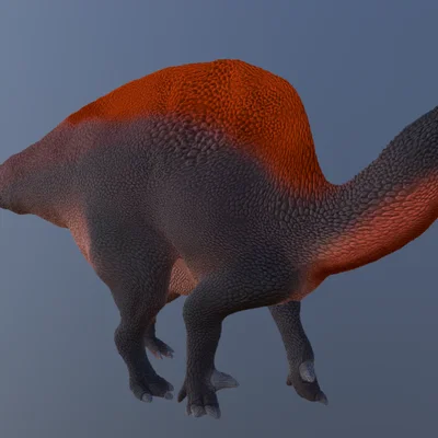 Mô hình in 3D khủng long Ouranosaurus chi tiết và sắc nét