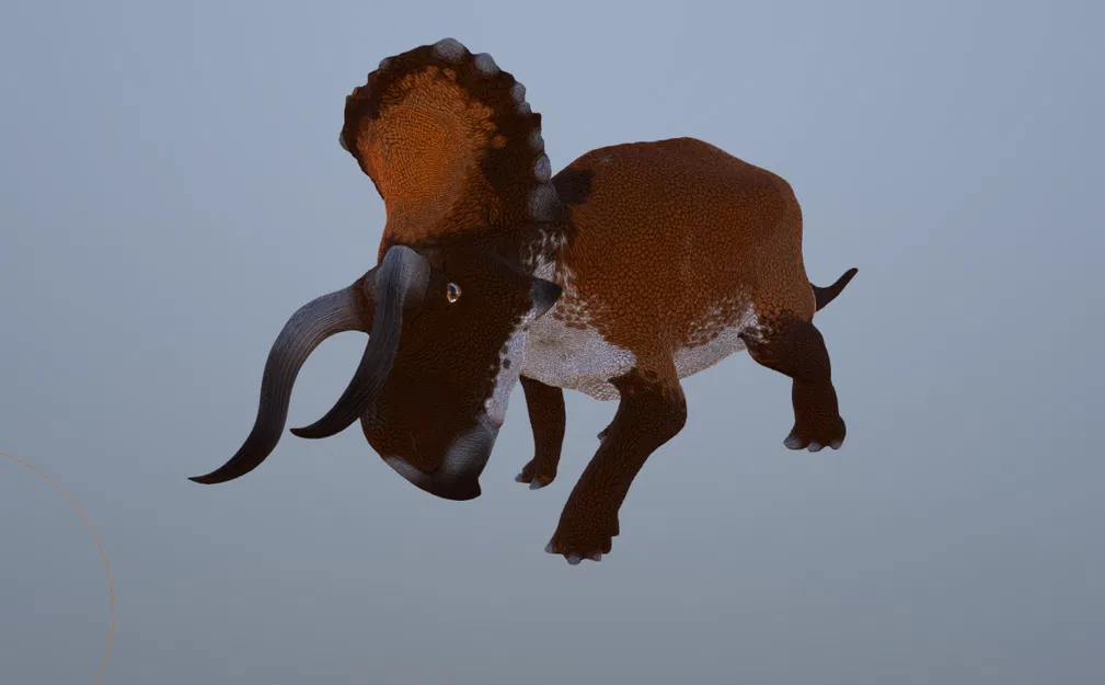 Mô hình khủng long Nasutoceratops in 3D chi tiết và chân thực - Image 2