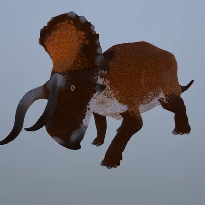 Mô hình khủng long Nasutoceratops in 3D chi tiết và chân thực