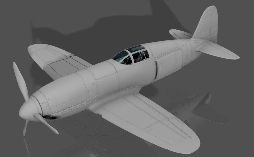 Mô hình in 3D máy bay tốc độ cao Ki-78 (1/48) chi tiết - Image 3