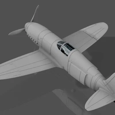 Mô hình in 3D máy bay tốc độ cao Ki-78 (1/48) chi tiết