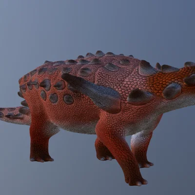 Mô hình 3D khủng long Pawpawsaurus - Chi tiết sắc nét