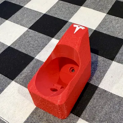 Giá treo súng sạc và cáp Tesla - Thiết kế in 3D tiện lợi cho Gara