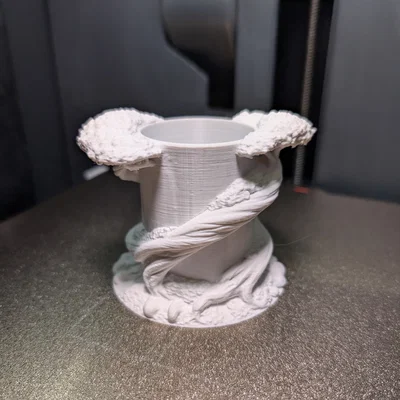 Ống cắm bút phong cách Bonsai (Bonsai style pen holder) in 3D