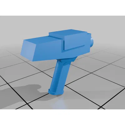 Mô hình súng Phaser 3D cực chất cho nhân vật Minimates