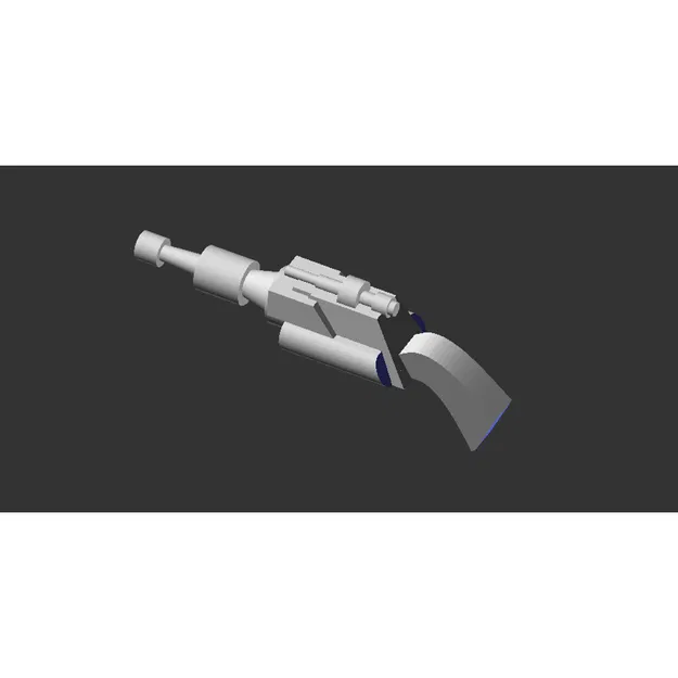 Mô hình súng Klingon Disruptor cho nhân vật Minimates (Star Trek) - Image 1