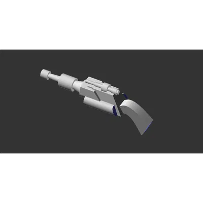 Mô hình súng Klingon Disruptor cho nhân vật Minimates (Star Trek)