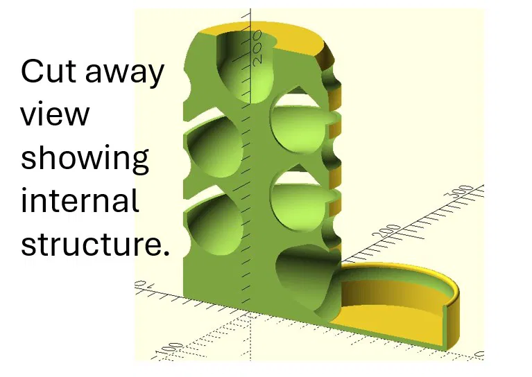 Đồ chơi cho bé - Hộp Object Permanence V4 (OpenSCAD) - Image 2