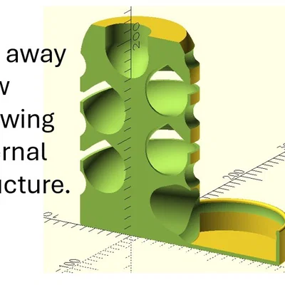 Đồ chơi cho bé - Hộp Object Permanence V4 (OpenSCAD)