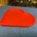 Khay đựng nến hình trái tim (Heart Candle Tray) in 3D trang trí - Thumbnail 2