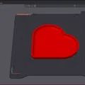 Khay đựng nến hình trái tim (Heart Candle Tray) in 3D trang trí - Thumbnail 3