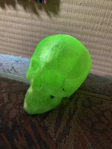 Đầu lâu 3D có lỗ khoét 52mm ở đáy - Image 1