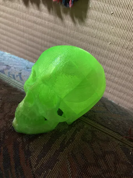 Đầu lâu 3D có lỗ khoét 52mm ở đáy - Image 2