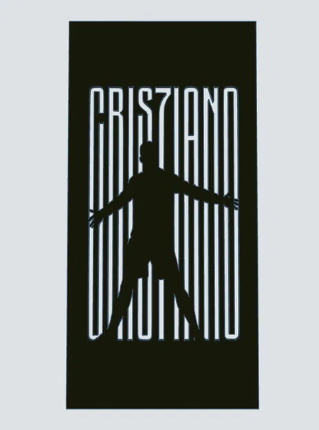 Mẫu tranh treo tường 3D Cristiano Ronaldo CR7 in 3D cực đẹp - Image 1