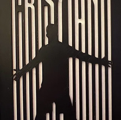 Tranh treo tường Cristiano Ronaldo - Bản remix với đế liền mạch