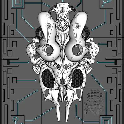 Tác phẩm điêu khắc treo tường Chambre 012 từ V-XL