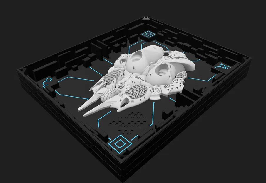 Tác phẩm điêu khắc treo tường Chambre 012 từ V-XL - Image 2