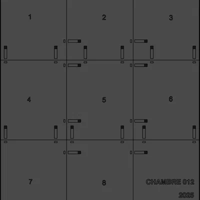 Tác phẩm điêu khắc treo tường Chambre 012 từ V-XL
