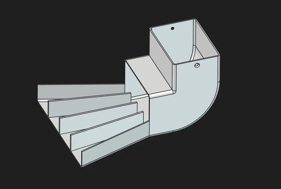 Bộ khuếch tán nước máng xối (Gutter Downspout Diffuser) - Image 1