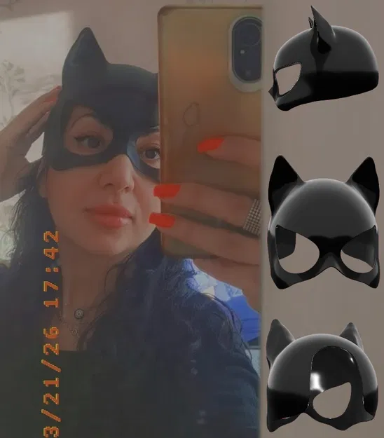 Mặt nạ mèo Catwoman cho nữ - Image 1