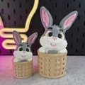 Cute Bunny - Chú Thỏ Đáng Yêu Trong Giỏ - Thumbnail 3